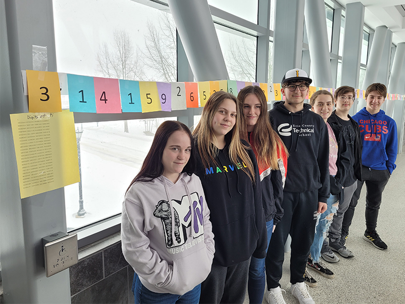 PennWest Edinboro hosts local high school students for Pi Day celebration